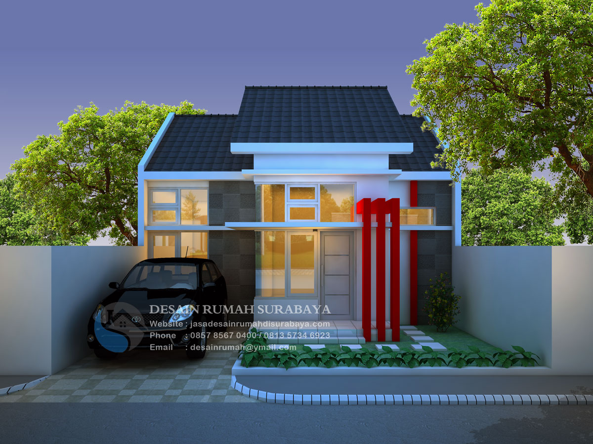 Jasa Desain Rumah Minimalis Modern 1 Lantai Di Surabaya Jasa